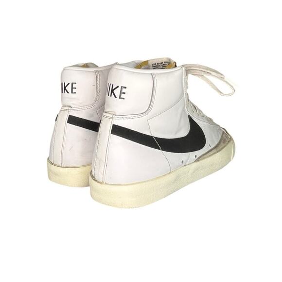 Nike Blazer Mid '77 Vintage White/Black Sneakers~ Men Size 9.5 - Picture 4 of 6